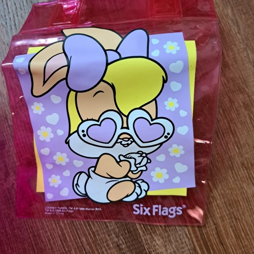Vintage 1999 Lola Bunny Six Flags Pvc Bags